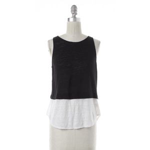 A.L.C. Black and White Tank sz XS